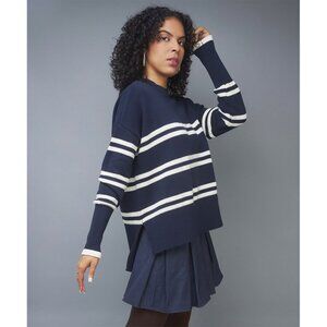 Navy Crew Neck Knit Jumper
